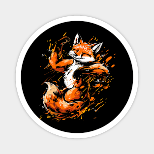 Fox Twilight Tricksters Magnet